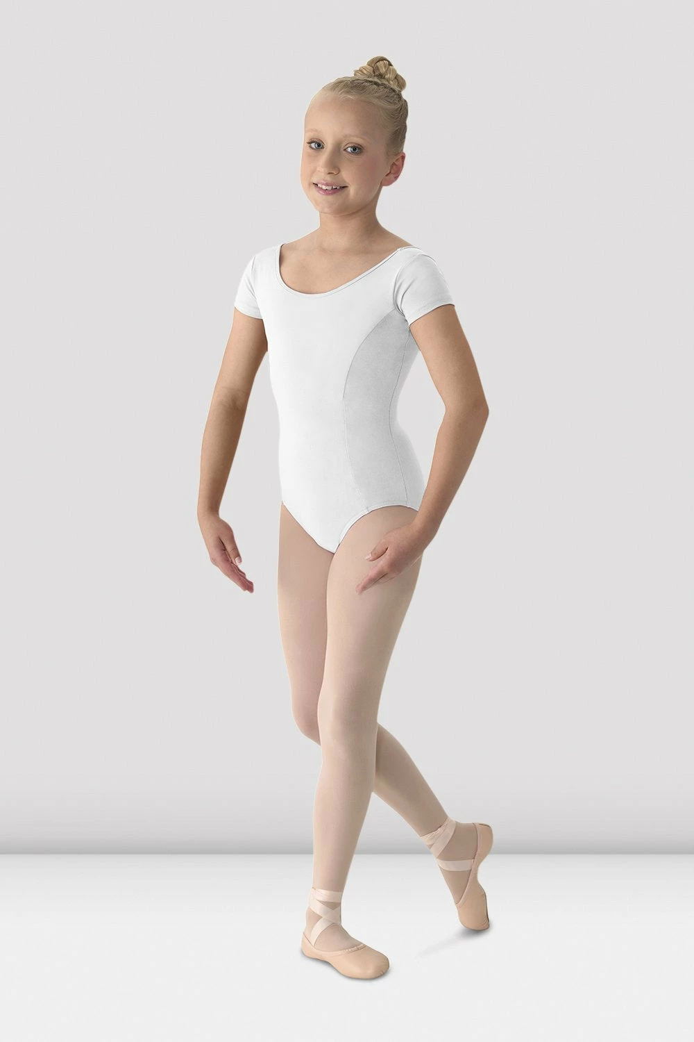 Hot Sale π BLOCHSTORE-US π§ Girls Mirella Classic Short Sleeve Leotard White π₯ 3 Hot Sale π BLOCHSTORE-US π§ Girls Mirella Classic Short Sleeve Leotard White π₯