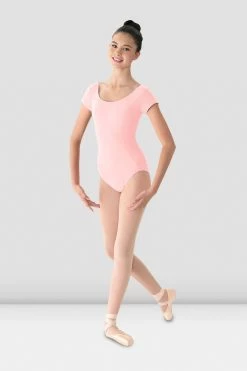 Best reviews of 🔥 BLOCHSTORE-US 👧 Girls Mirella Cap Sleeve Leotard Pink 😍