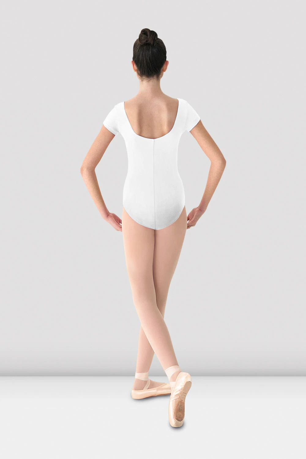 Brand new 🎉 BLOCHSTORE-US 👧 Girls Mirella Cap Sleeve Leotard White 🔥 4 Brand new 🎉 BLOCHSTORE-US 👧 Girls Mirella Cap Sleeve Leotard White 🔥 - Image 2