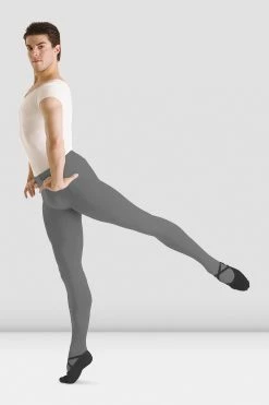 Hot Sale 👏 BLOCHSTORE-US Mens/Boys Footed Tights Grey ⭐