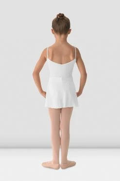 Discount ✔️ BLOCHSTORE-US 👧 Girls Mirella Solid 👗 Skirt White ✨ -Children Dancewear Sales MS12CH B WHT