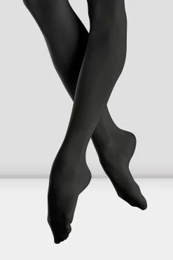 Flash Sale 😉 BLOCHSTORE-US 👧 Girls Endura Footed Tights Black 👏