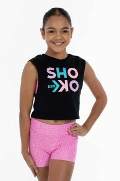 Cheap 🤩 BLOCHSTORE-US BLOCH X Flo Active Cleo Crop Muscle Top Black 🤩