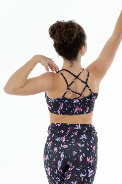 Best Sale ⭐ BLOCHSTORE-US BLOCH X Flo Active Remi X-Back Bra Top Falling Petal 🎁 -Children Dancewear Sales k2uMPDn4
